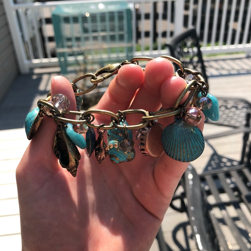 Beach blue theme bracelet